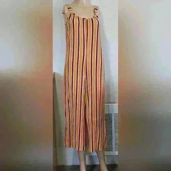 wild fable Pants - Wild Fable Stripped jumpsuit sz m